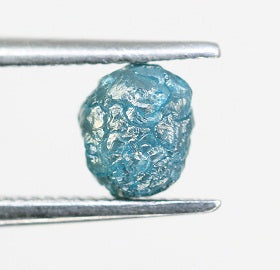 0.90 CT Rough Raw Irregular Cut Blue Diamond For Engagement Ring - JayKrishna Diamond