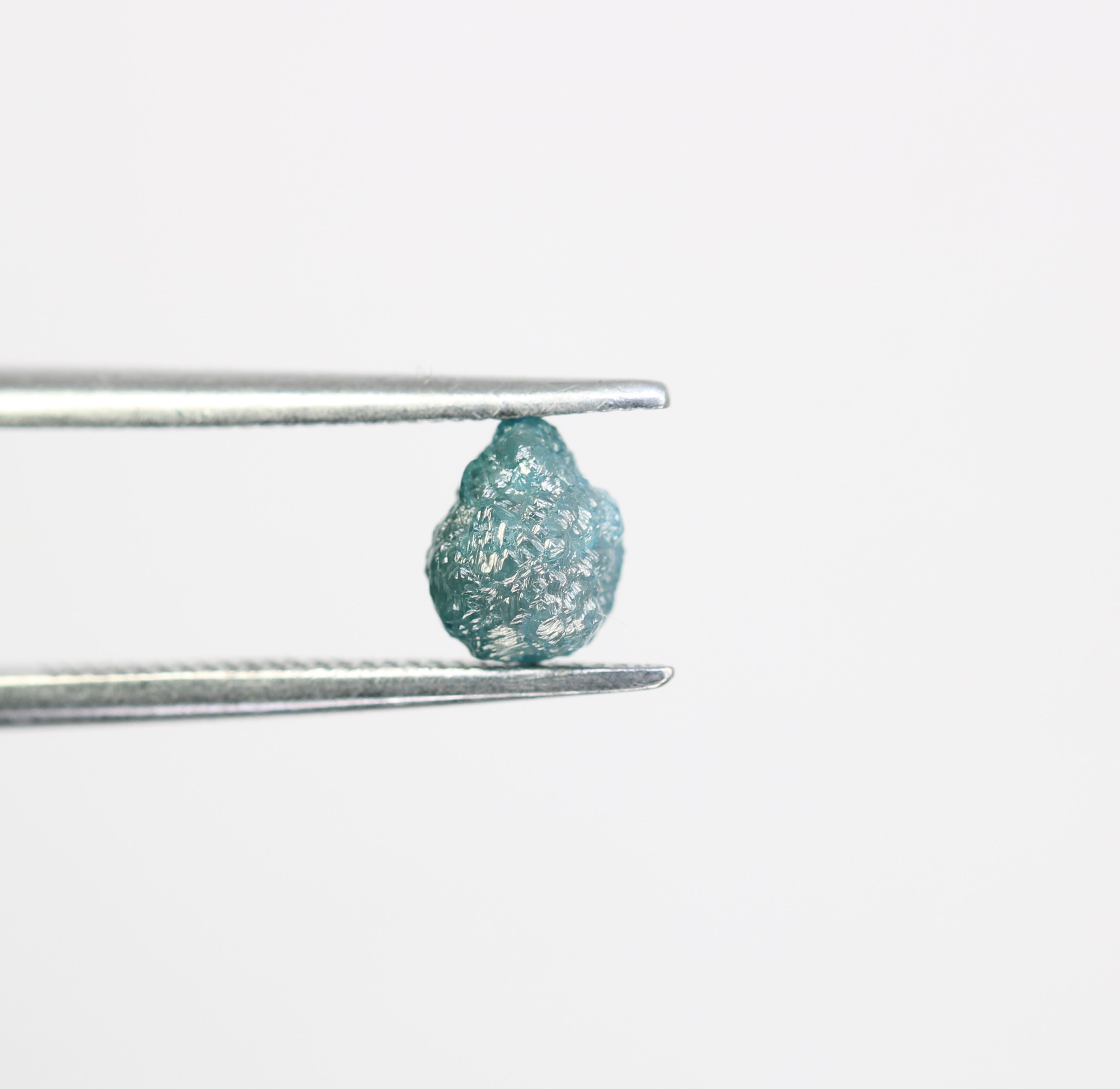 0.97 CT Irregular Cut Blue Rough Raw Natural Diamond For Engagement Ring