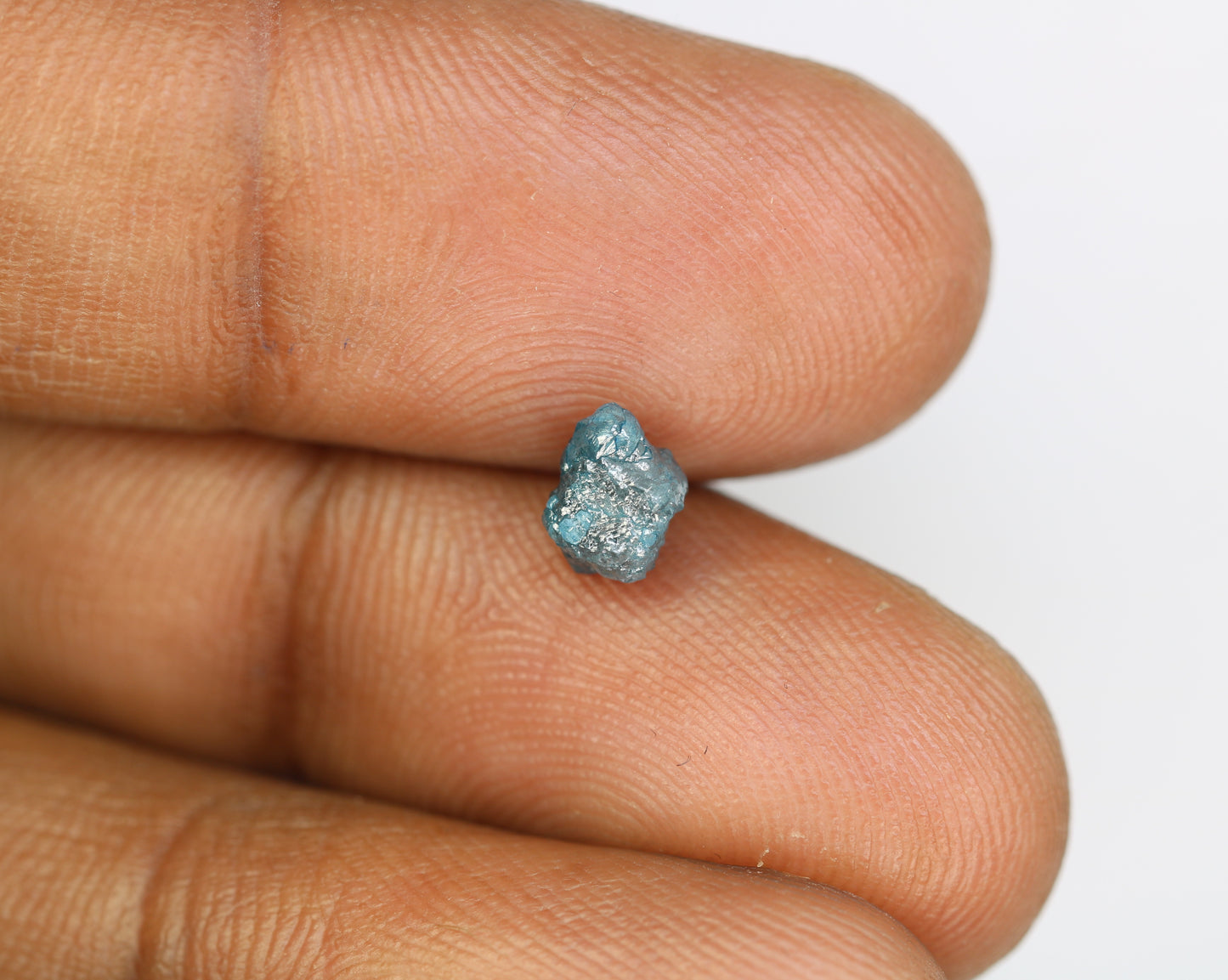 1.27 CT Blue Irregular Cut Rough Raw Natural Diamond For Engagement Ring