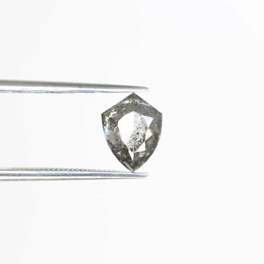 1.50 CT Salt And Pepper Geometric Shaped Diamond For Wedding Ring