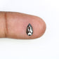 0.57 Carat Salt And Pepper Loose Pear Shape Diamond For Engagement Ring