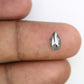 1.29 CT 8.60 MM Salt And Pepper Pear Shaped Diamond For Wedding Ring