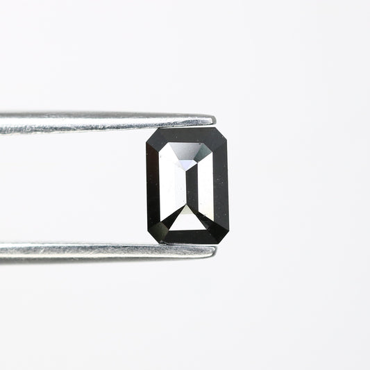 0.50 CT Loose Black Emerald Shape Diamond For Engagement Ring - JayKrishna Diamond