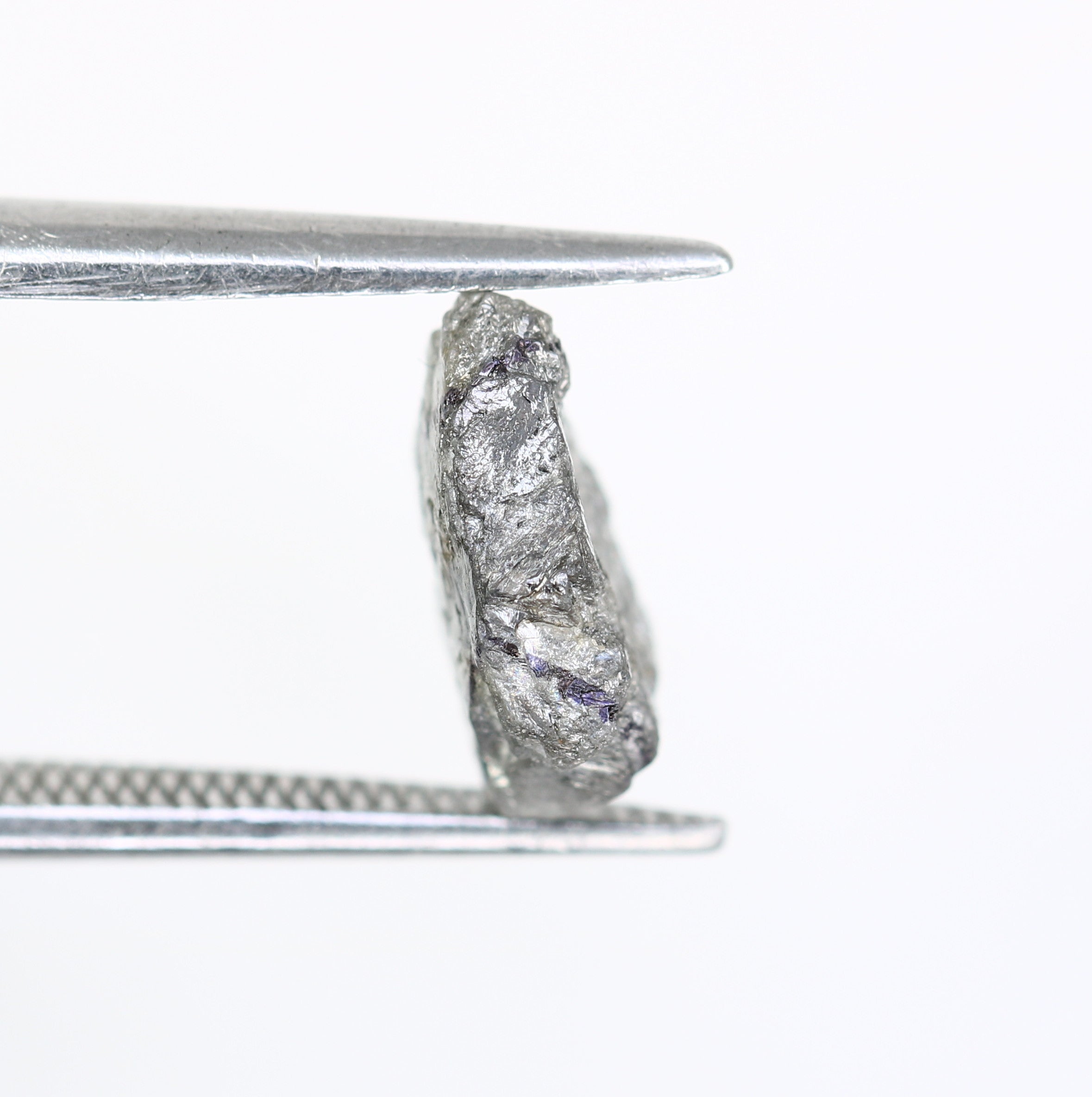 1.94 CT Rough Uncut Salt And Pepper Diamond For Engagement Ring