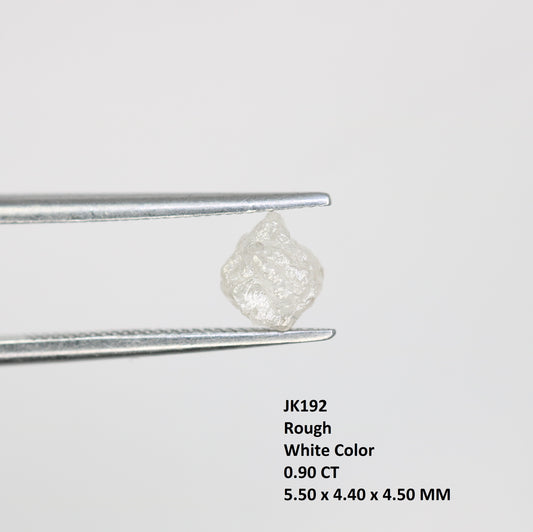 0.90 CT White Rough Irregular Cut Raw Diamond For Engagement Ring