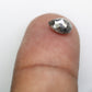 1.08 CT 6.90 MM Pear Shape Salt And Pepper Diamond For Engagement Ring