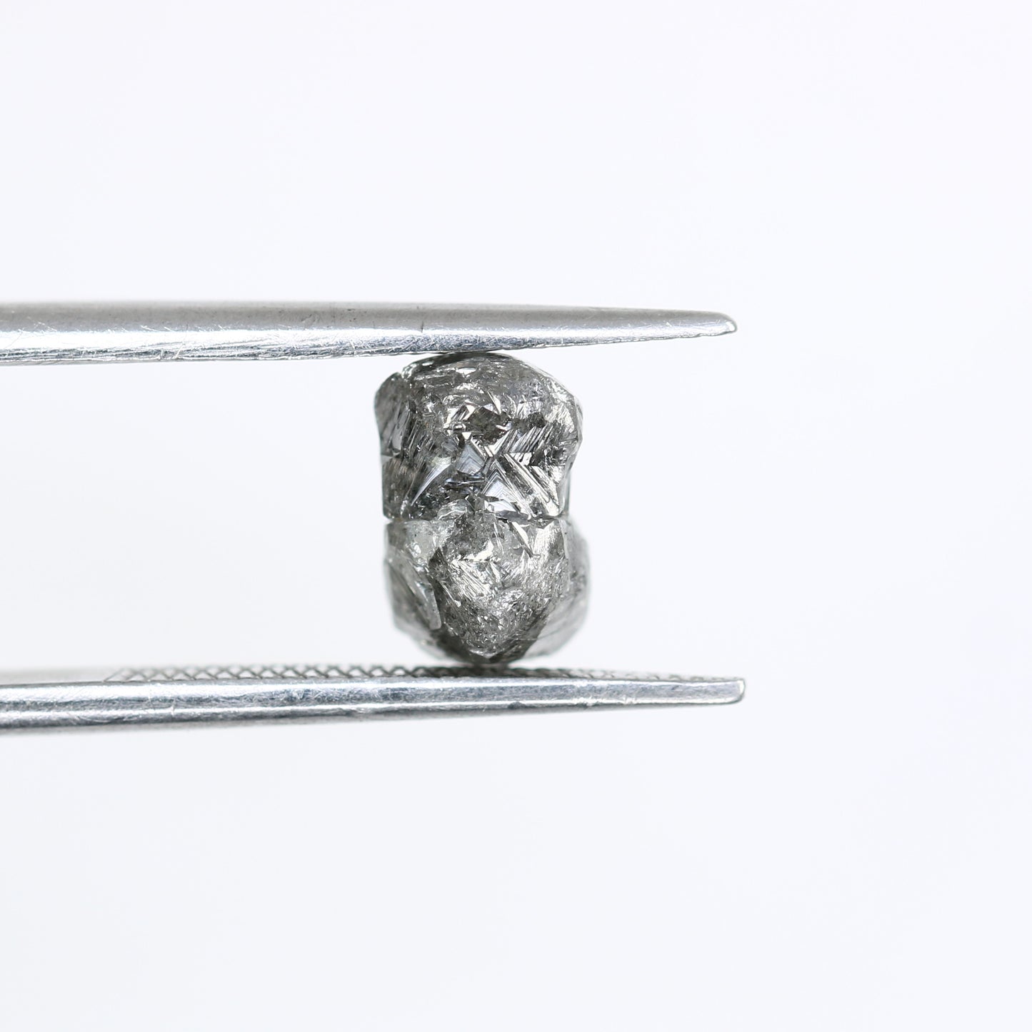 2.04 CT Raw Salt And Pepper Irregular Cut Rough Diamond For Engagement Ring