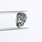 2.58 CT Rough Raw Uncut Salt And Pepper Diamond For Engagement Ring