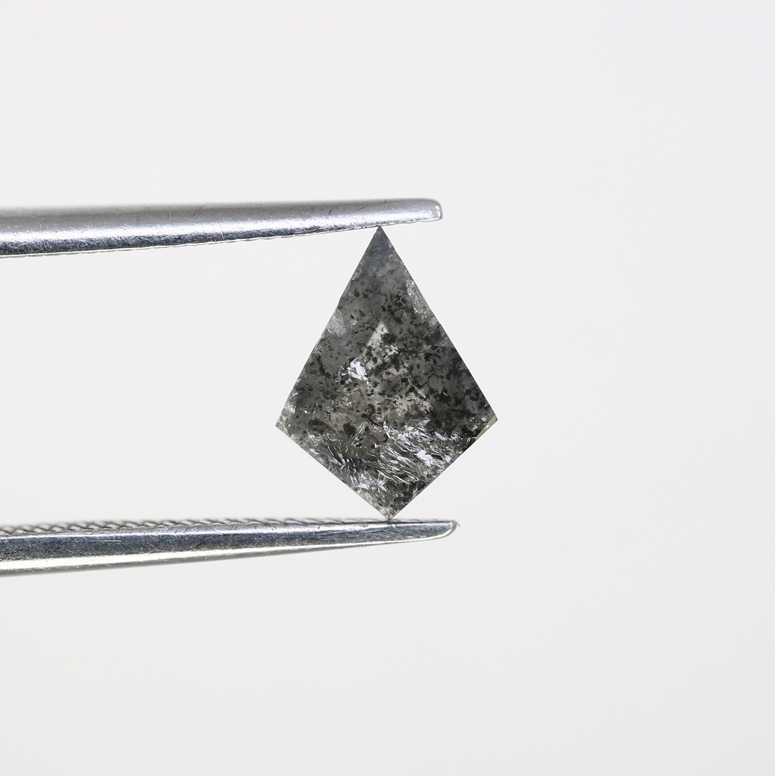 0.93 CT Beautiful Kite Shape Natural Salt And Pepper Loose Diamond For Engagement Ring