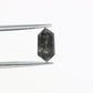 1.01 CT Elongated Hexagon Shape Salt And Pepper 8.50 MM Diamond For Engagement Ring