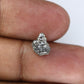 1.88 CT Rough Uncut Raw Salt And Pepper Diamond For Engagement Ring
