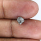 0.90 CT Raw Salt And Pepper Rough Uncut Diamond For Engagement Ring