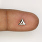0.64 Carat Salt And Pepper Loose Triangle Shape Diamond For Galaxy Ring