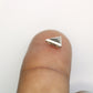 0.64 Carat Salt And Pepper Loose Triangle Shape Diamond For Galaxy Ring