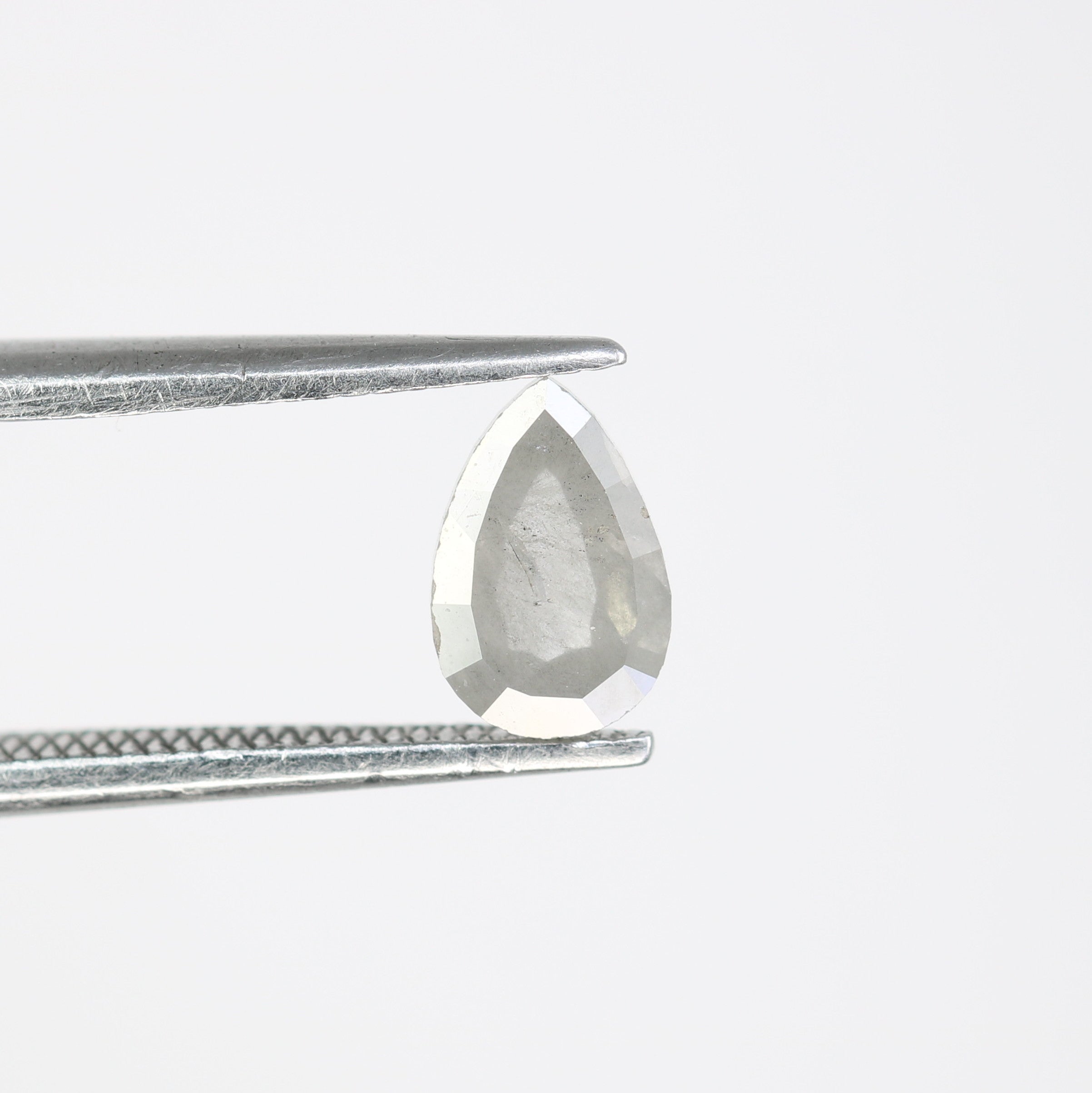 0.64 Carat Natural Loose Pear Shape Salt And Pepper Diamond For Wedding Ring