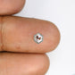 0.57 Carat Hexagon Shape Natural Loose Salt And Pepper Diamond For Wedding Ring