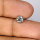 1.09 Carat Salt And Pepper Loose Round Brilliant Cut Diamond For Engagement Ring