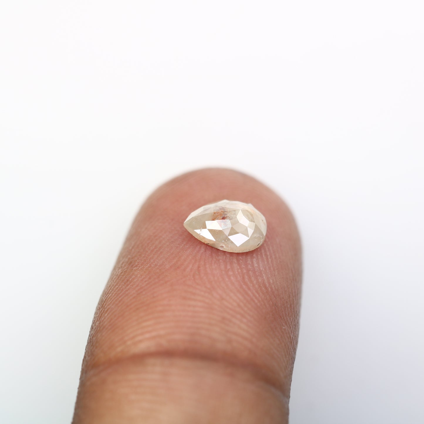 Natural Diamond 0.84 Carat Pear Shaped Grey Loose Diamond For Engagement Ring