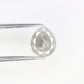 1.93 CT Natural Loose Grey Pear Shaped 9.40 MM Diamond For Wedding Ring