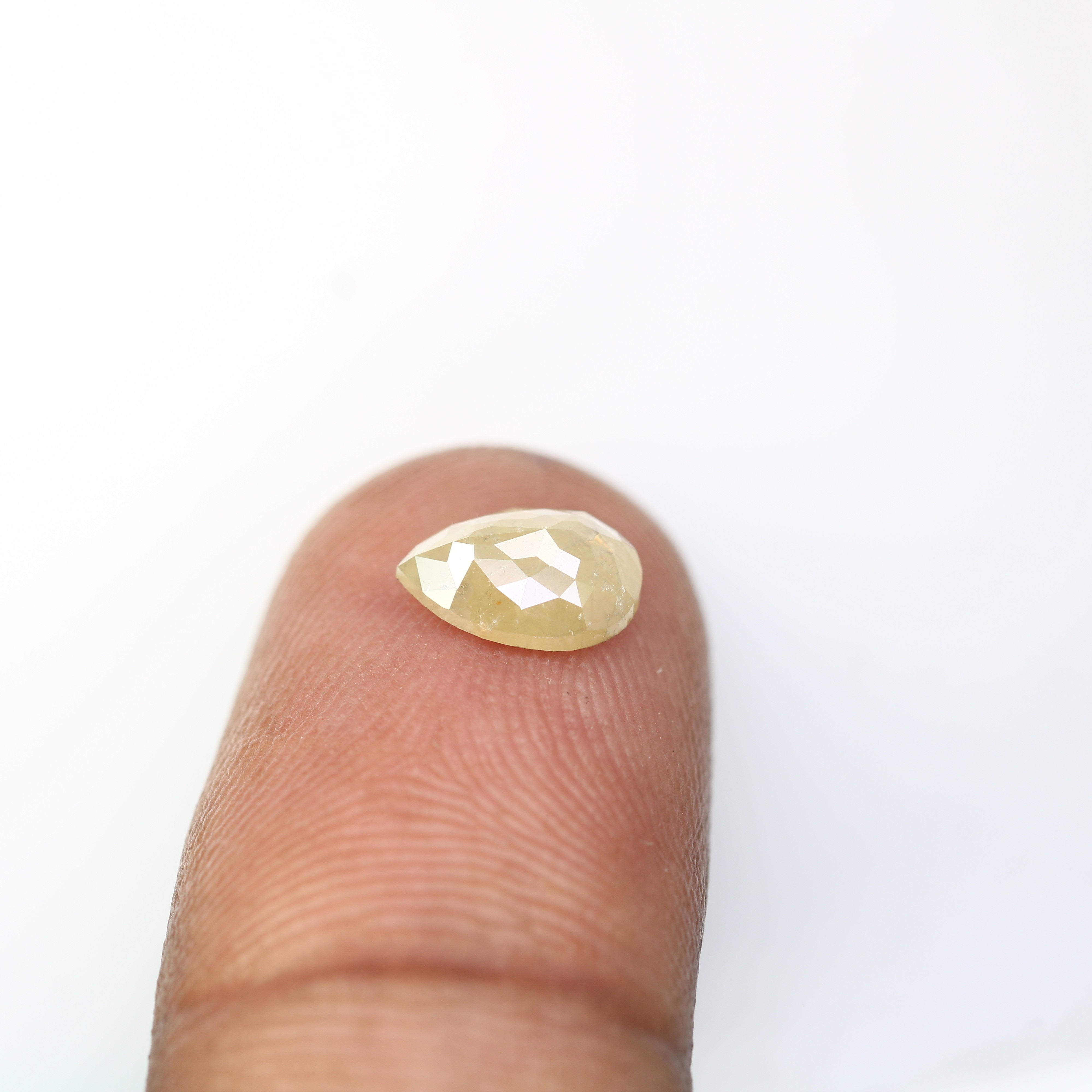 1.13 Carat Light Yellow Color Loose Fancy Pear Cut Diamond For Galaxy Ring