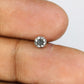 0.47 Carat Salt And Pepper Loose Round Brilliant Cut Diamond For Wedding Ring
