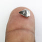 1.13 Carat Salt And Pepper Color Loose 7.10 MM Diamond Shaped For Wedding Ring