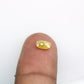 0.71 CT 6.50 MM Oval Shape Yellow Diamond For Wedding Ring
