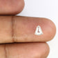 0.70 CT Salt And Pepper Shield Shaped Natural Diamond For Engagement Ring