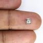 0.80 CT Geometric Shaped Loose Salt And Pepper 4.80 MM Diamond For Wedding Ring