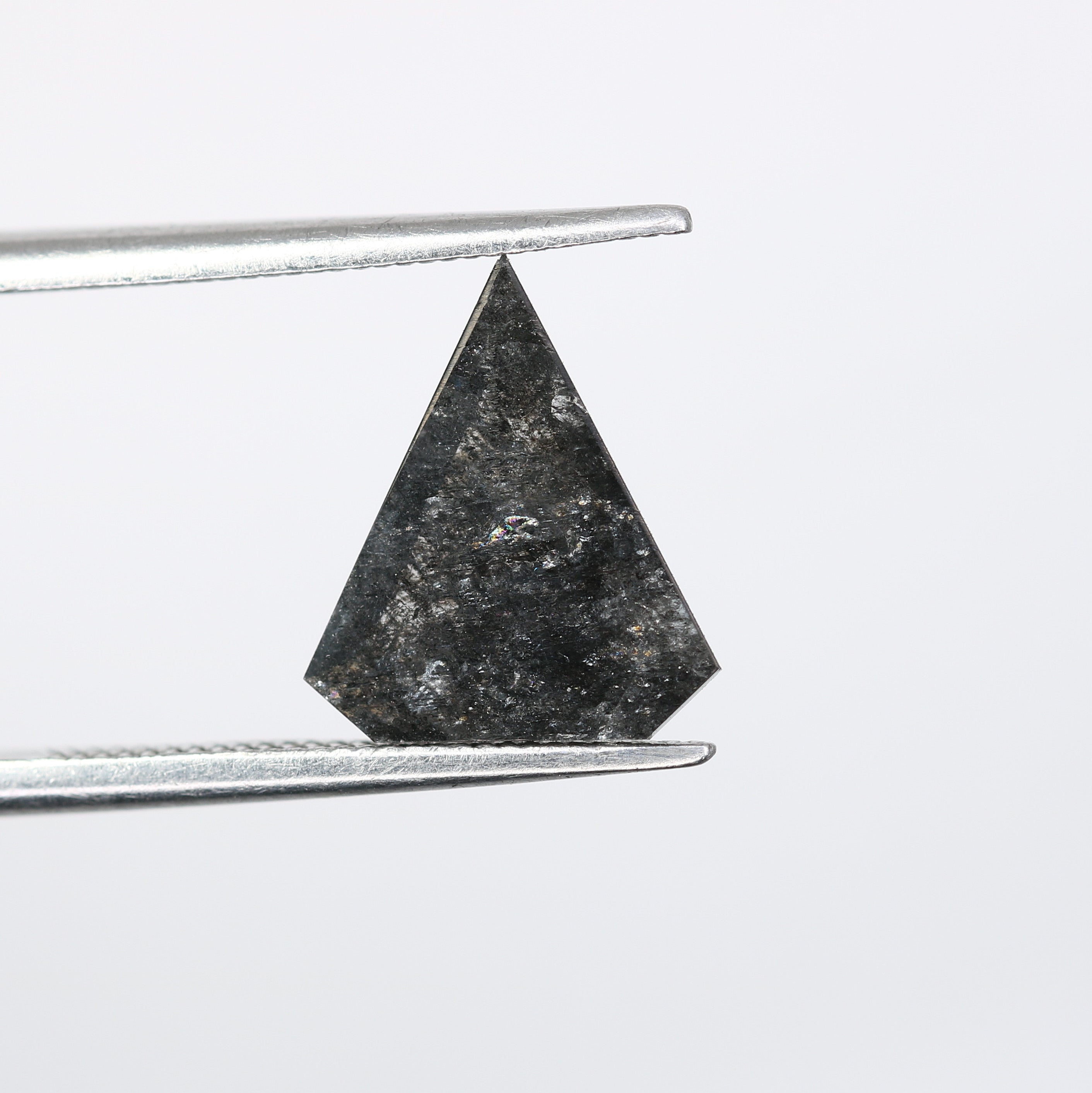 1.20 CT Diamond Cut Salt And Pepper Diamond For Engagement Ring
