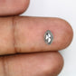 0.98 CT 7.60 MM Marquise Shape Salt And Pepper Diamond For Engagement Ring