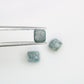 2.43 CT Cube Raw Blue Rough Diamond For Engagement Ring