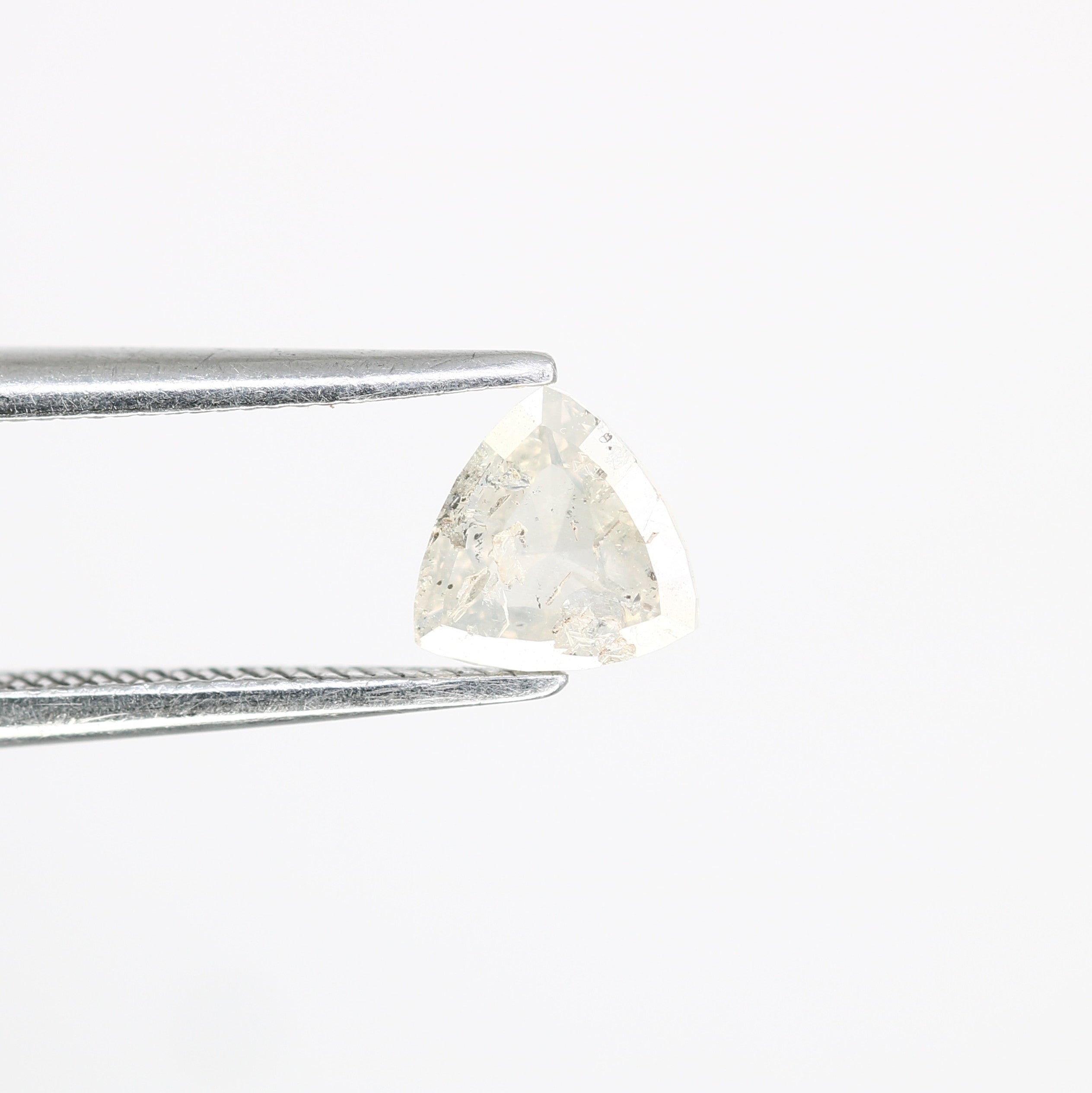 0.70 CT Salt And Pepper Triangle Shape 5.50 MM Diamond For Galaxy Ring