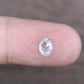 0.84 CT 6.40 MM Oval Cut Salt And Pepper Diamond For Wedding Ring