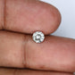0.60 CT Salt And Pepper Round Brilliant Cut Diamond For Engagement Ring