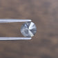 0.61 CT 5.30 x 3.30 MM Natural SaltAnd Pepper Round Briliant Cut Diamond For Necklace