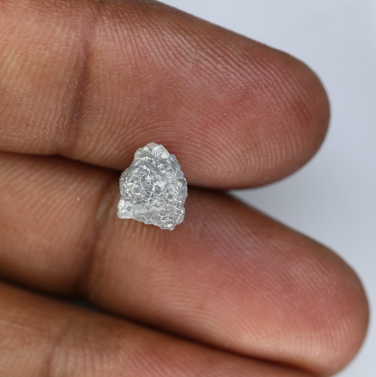 3.15 CT Raw Rough Grey Uncut Raw Diamond For Engagement Ring