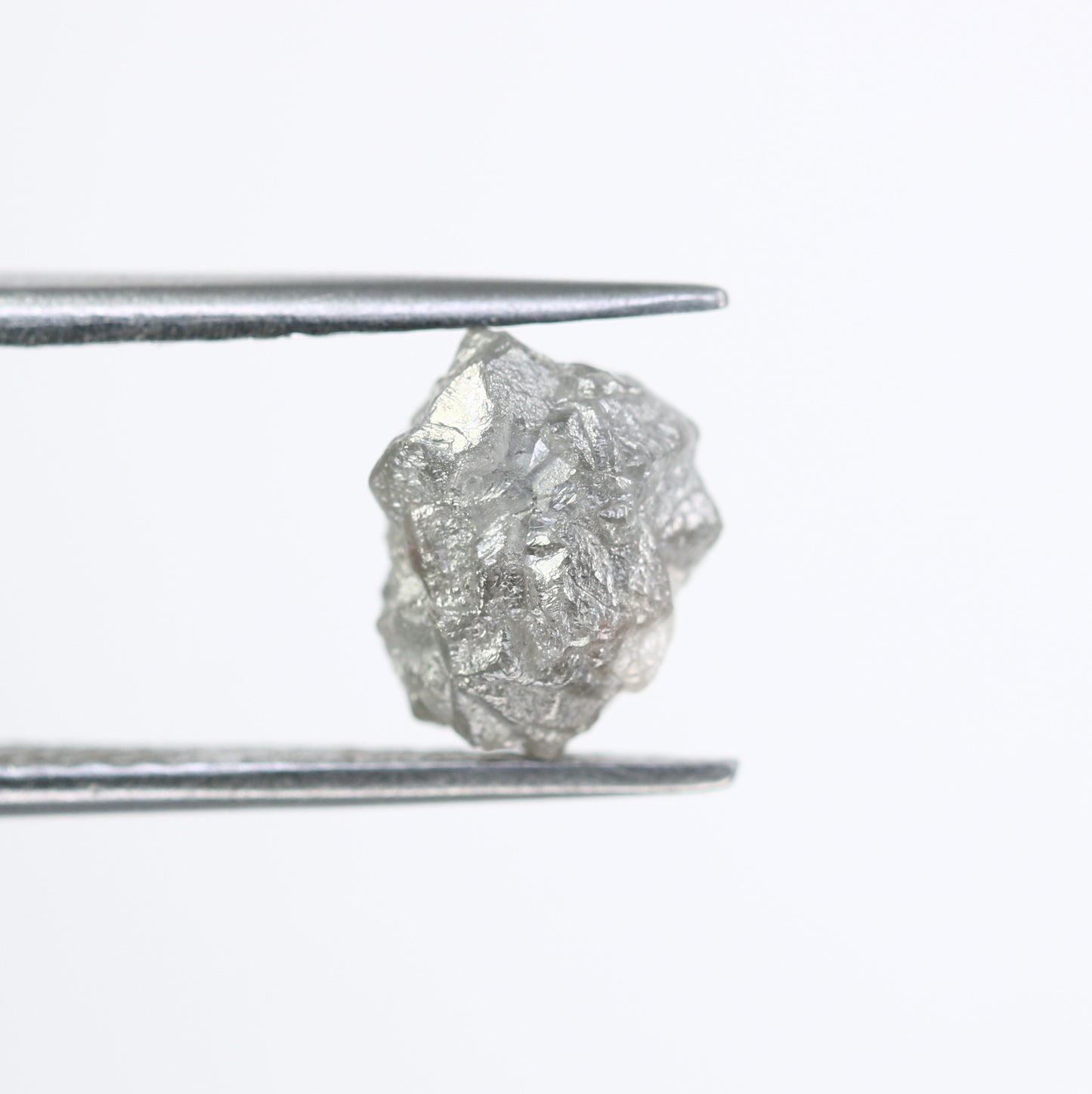 3.31 CT Grey Rough Irregular Cut Raw Diamond For Engagement Ring