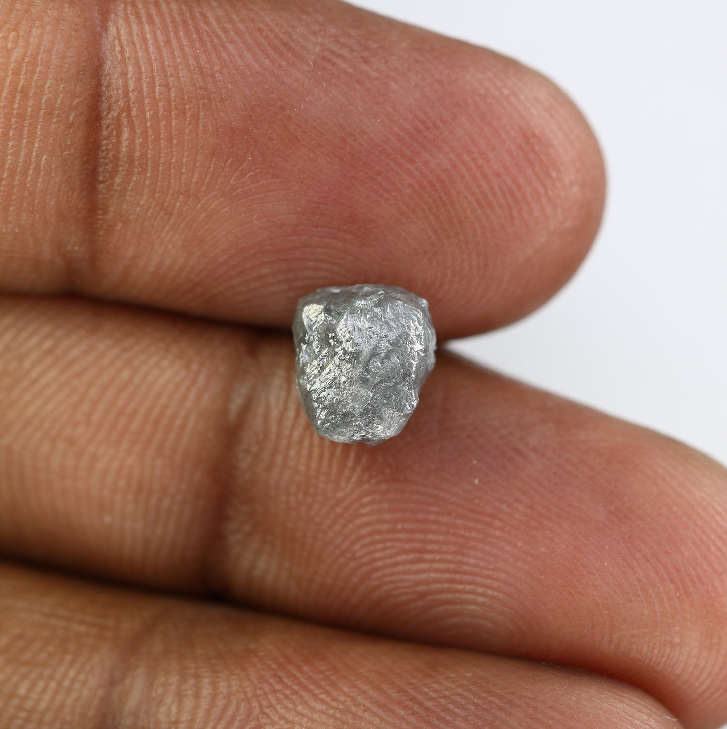 3.74 CT Grey Rough Raw Uncut Diamond For Engagement Ring