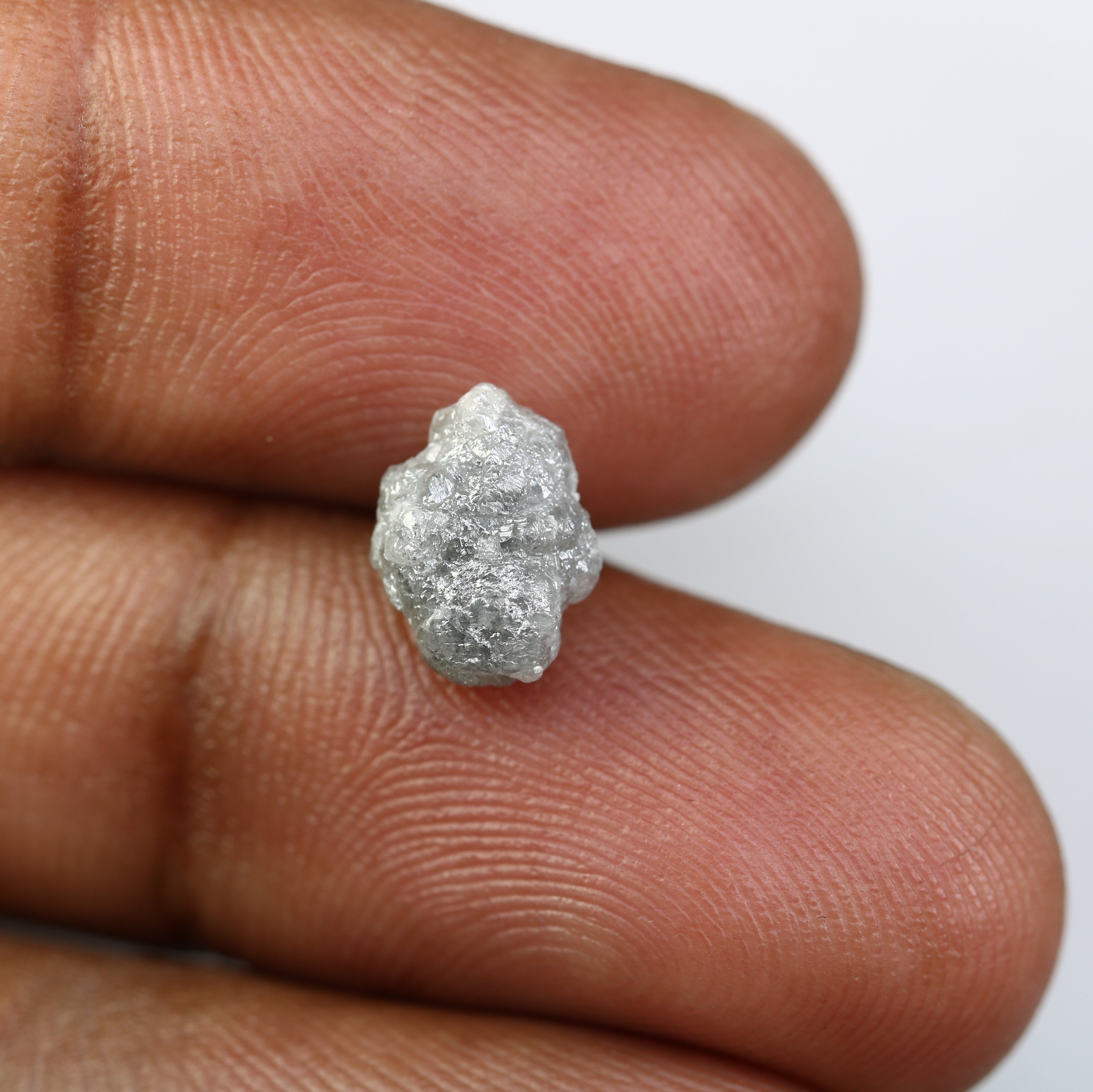 3.06 CT Grey Uncut Rough Raw Diamond For Engagement Ring
