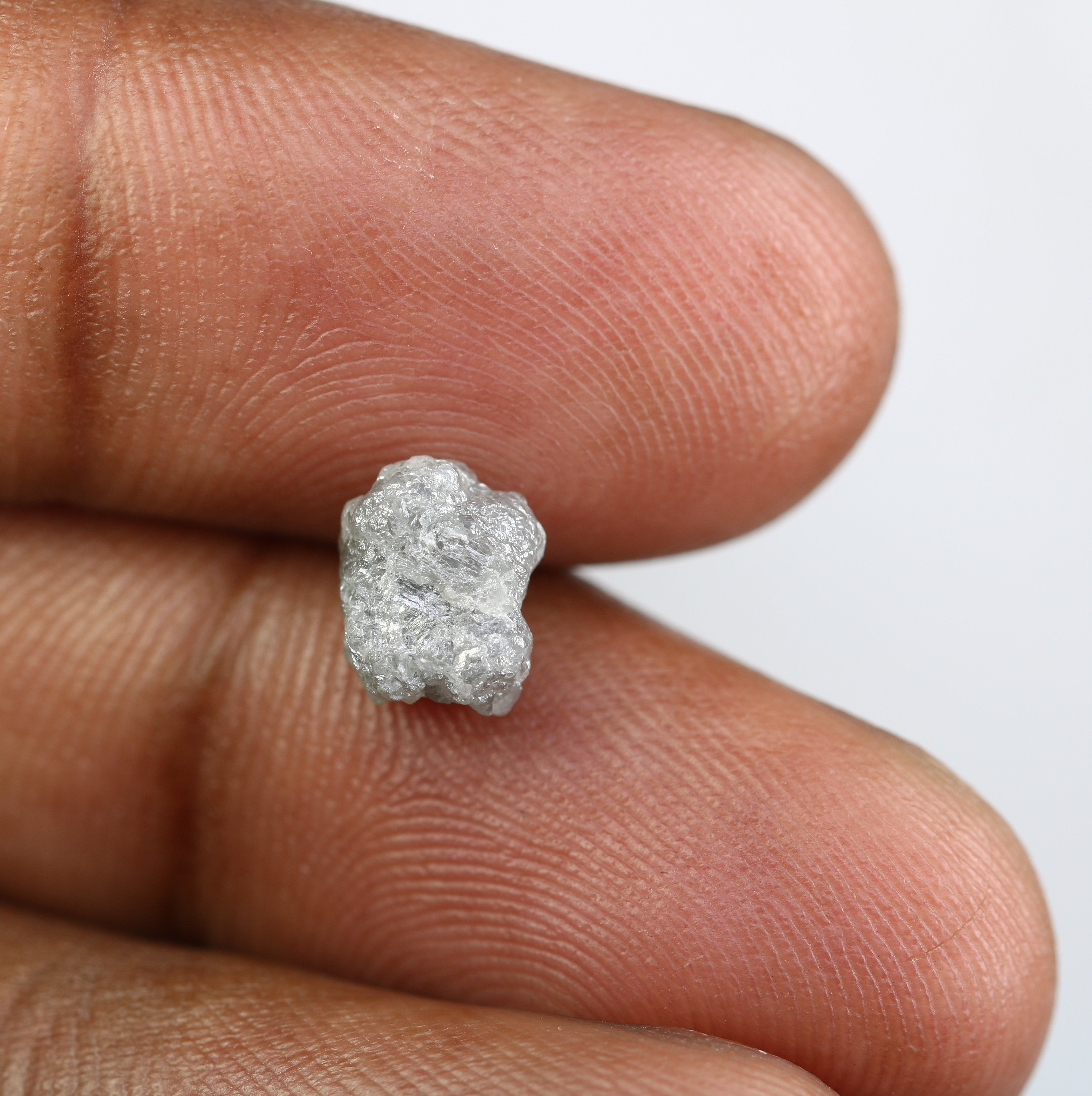 Natural Rough Crystal Raw Fancy Brown Uncut Diamond 1.07 Carat Design Rough  Diamond Engagement Ring