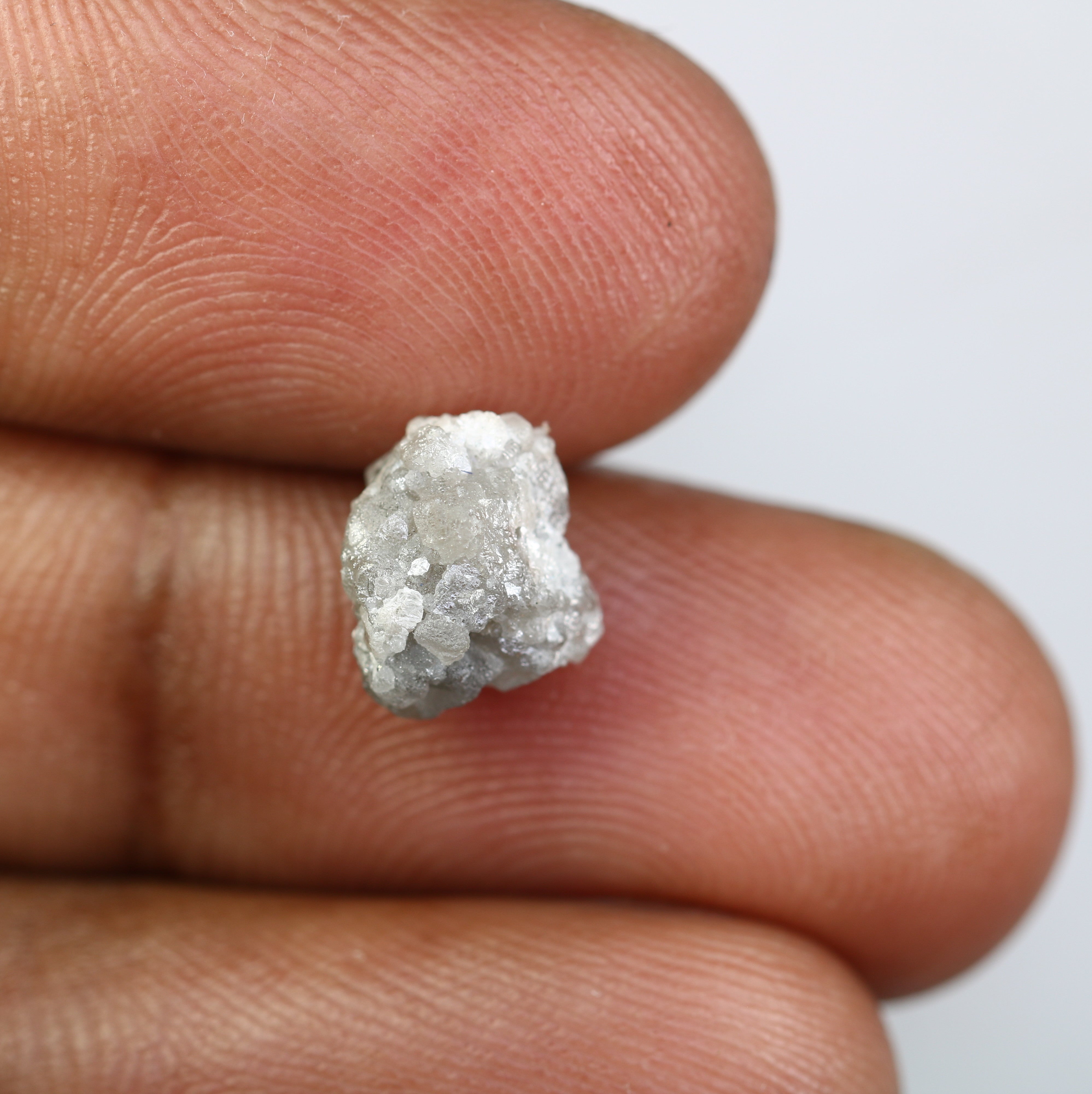 1.00 Ct, Natural Diamond,Light Blue Rough,Natural Uncut Diamond,Raw Diamond, Ring | eBay