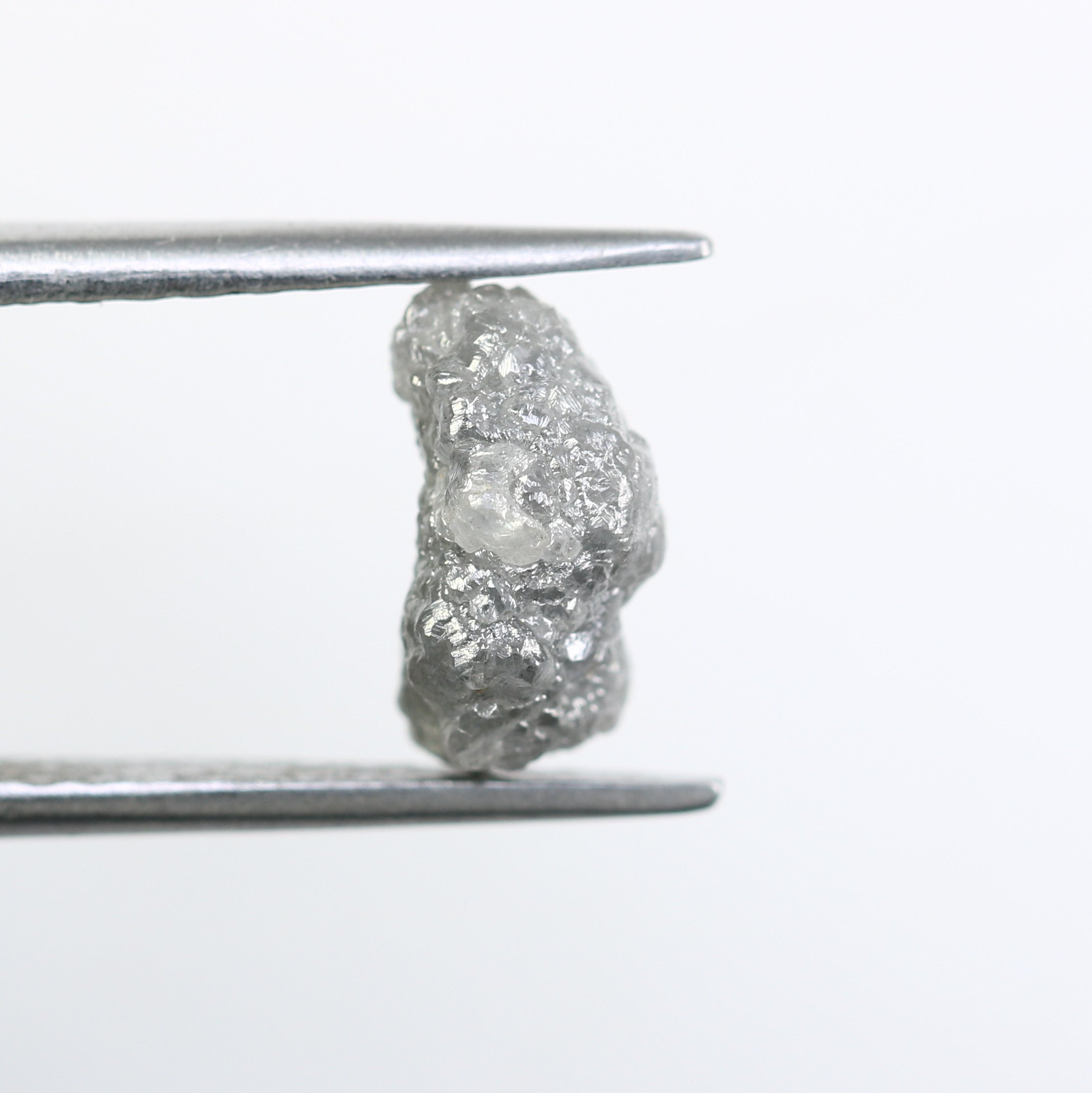 2.32 CT Irregular Cut Grey Raw Rough Diamond For Engagement Ring