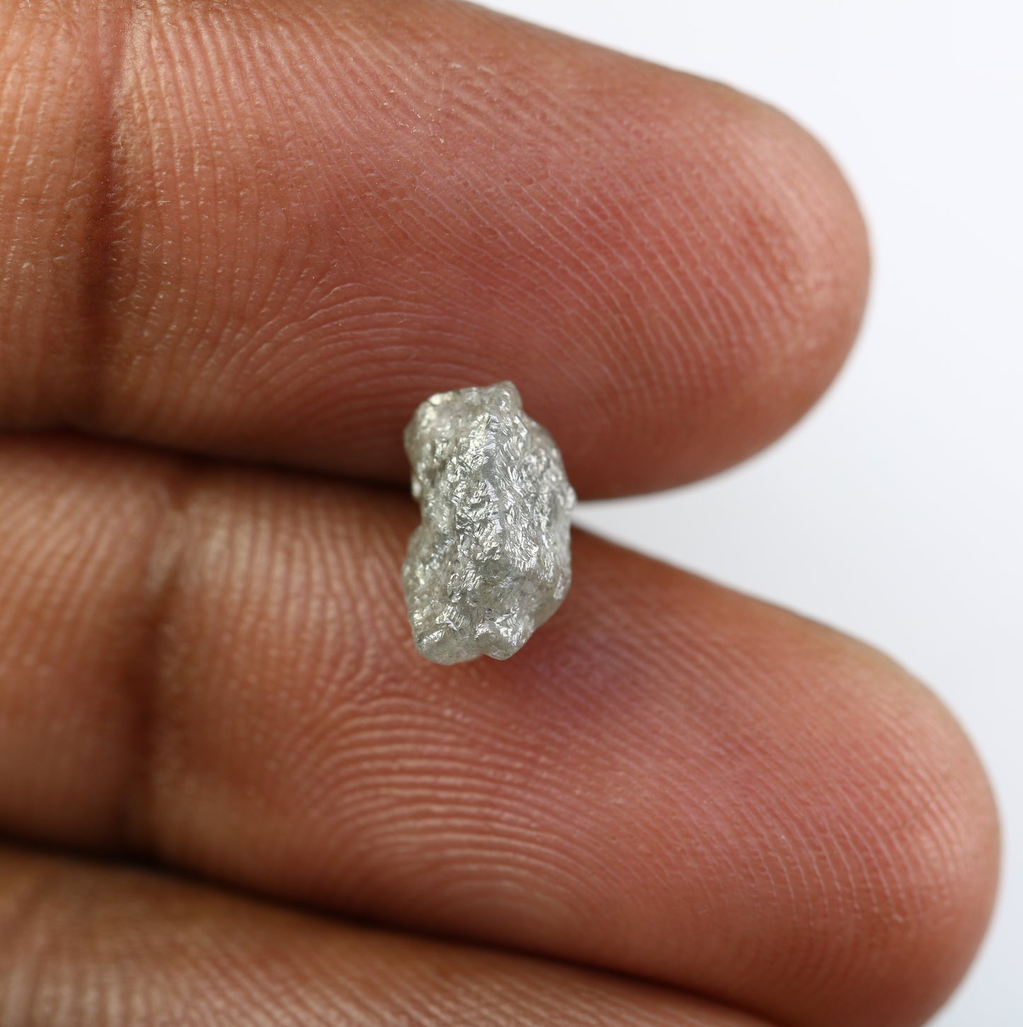 2.50 CT Grey Raw Rough Irregular Cut Diamond For Engagement Ring