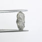 3.19 CT Rough Irregular Cut Grey Raw Diamond For Engagement Ring