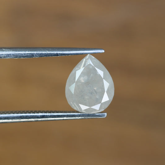 1.68 Carat Pear Shape Natural Loose White Color Diamond For Wedding Ring - JayKrishna Diamond