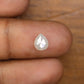 1.68 Carat Pear Shape Natural Loose White Color Diamond For Wedding Ring