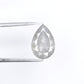 2.70 CT Unique Pear Shape Salt And Pepper Diamond For Wedding Anniversary Ring