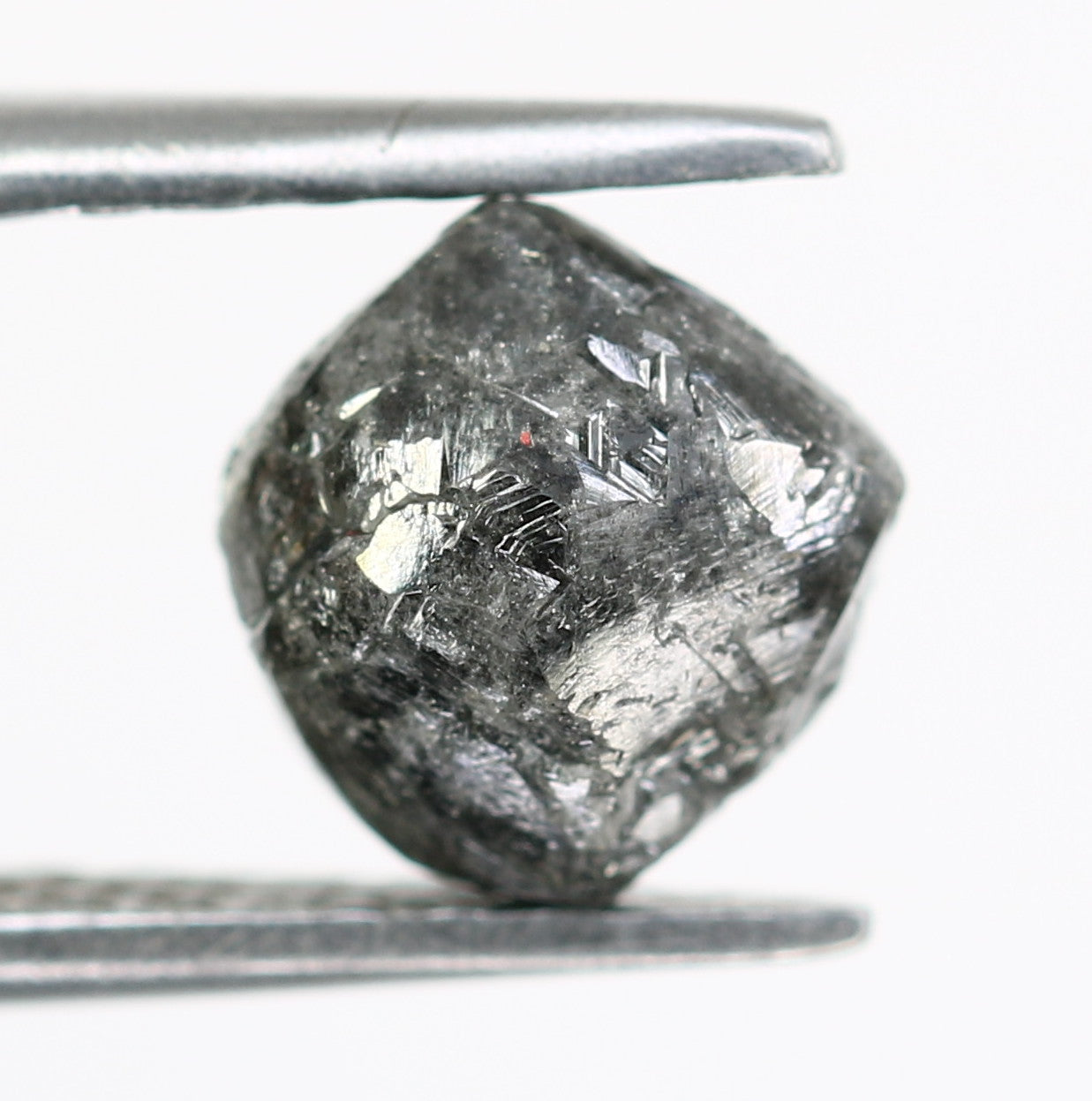 2.18 CT Salt And Pepper Irregular Cut Rough Raw Diamond For Engagement Ring