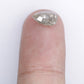 2.08 CT Natural Salt And Pepper Fancy Pear Shape Diamond For Wedding Ring